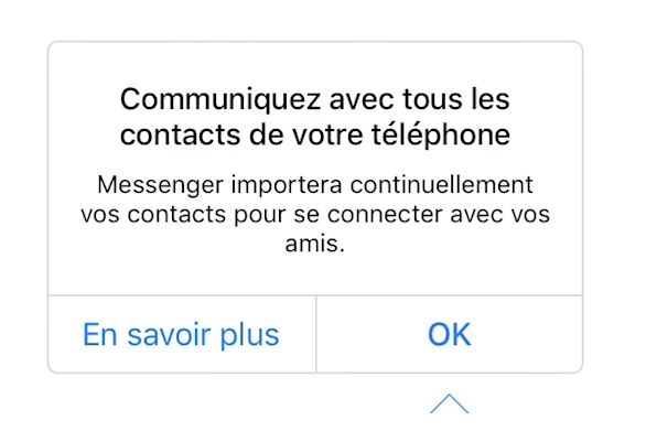 Facebook Messenger Contacts
