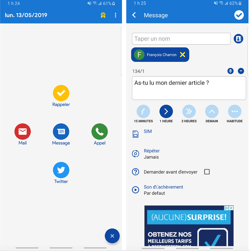Application mobile Android Do It Later