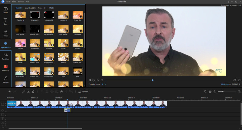 Le logiciel de montage EasUS Video Editor propose plusieurs types d’effets pour nos vidéos. EaseUS Video Editor logiciel montage vidéo