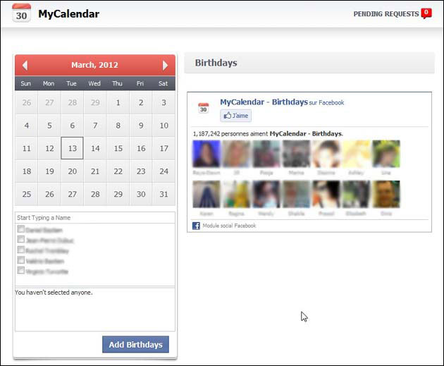 Applications De Type Calendrier Des Anniversaires Sur Fb Virus Ou Pas