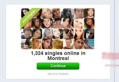 Publicité Nouveau Facebook Rose