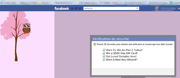 Facebook Rose vérification
