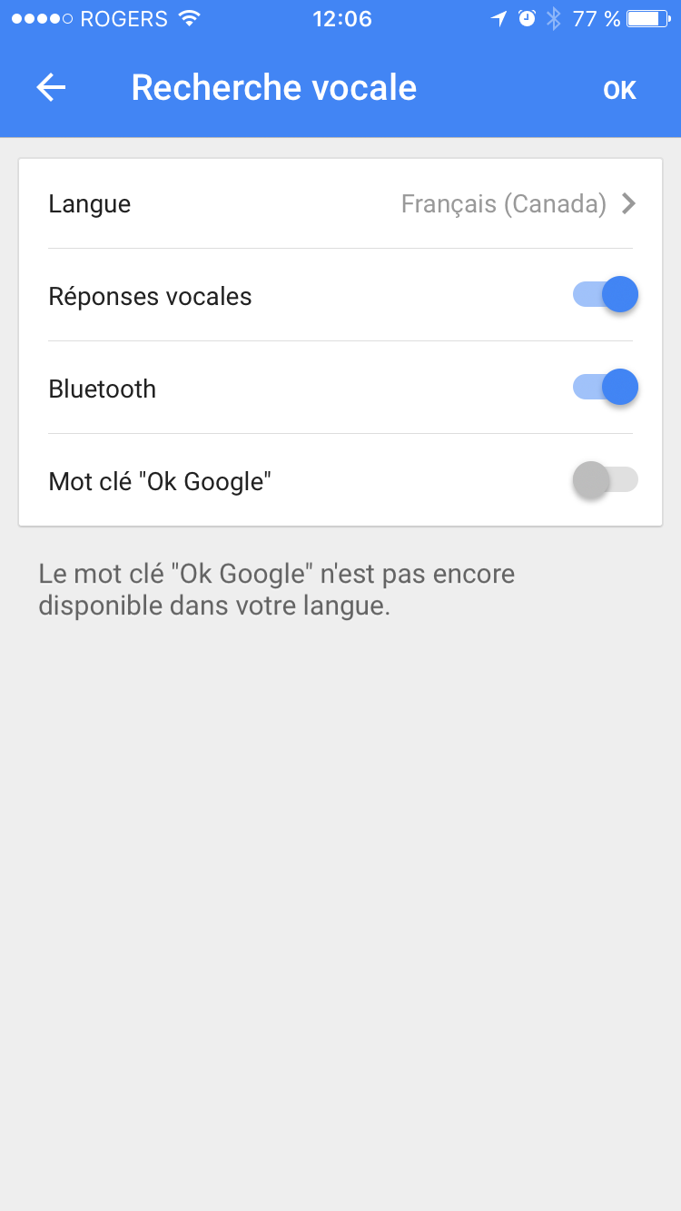 Google assistant iOS