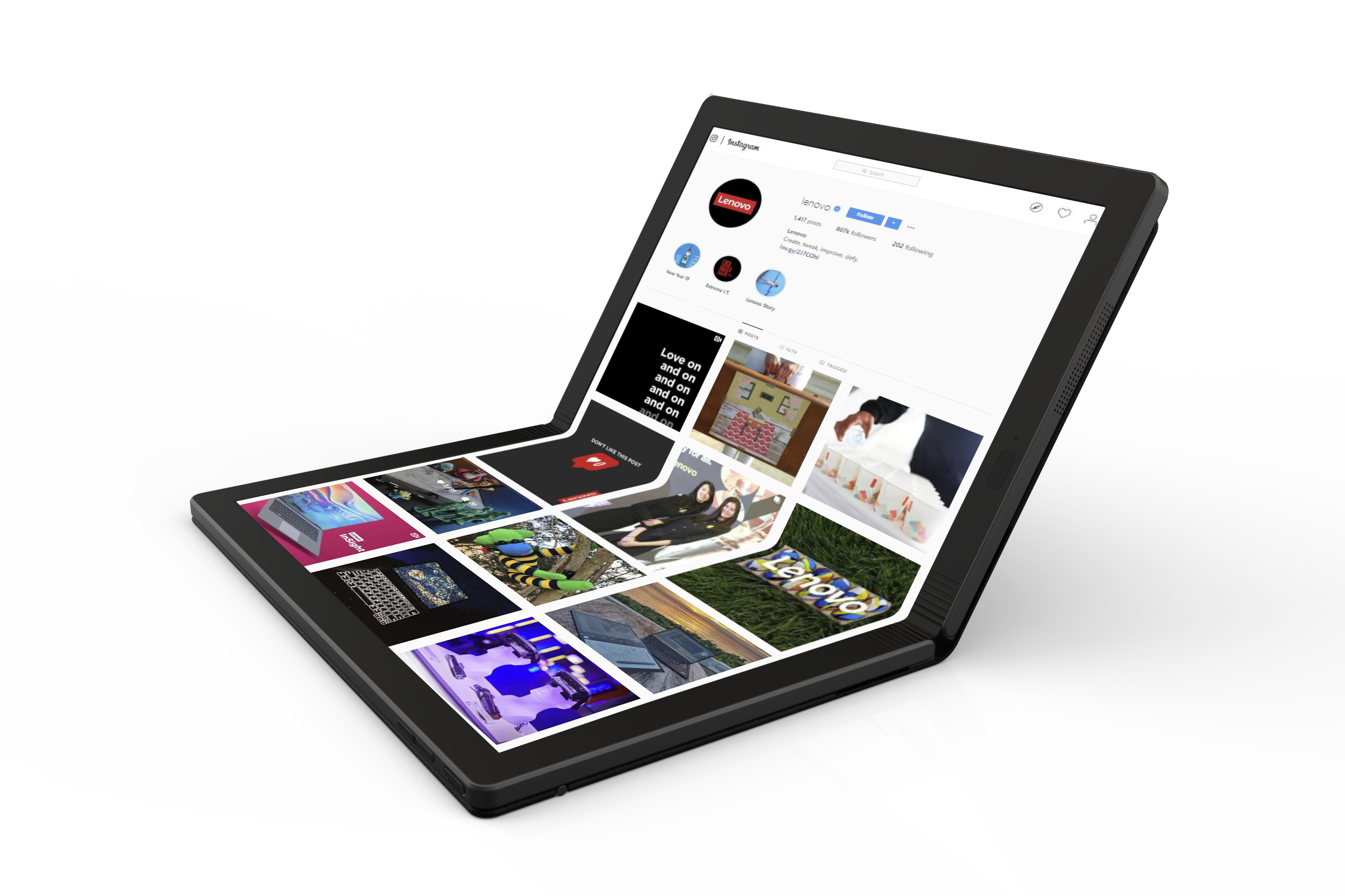 Lenovo ThinkPad X1 ordinateur portable &eacute;cran pliable