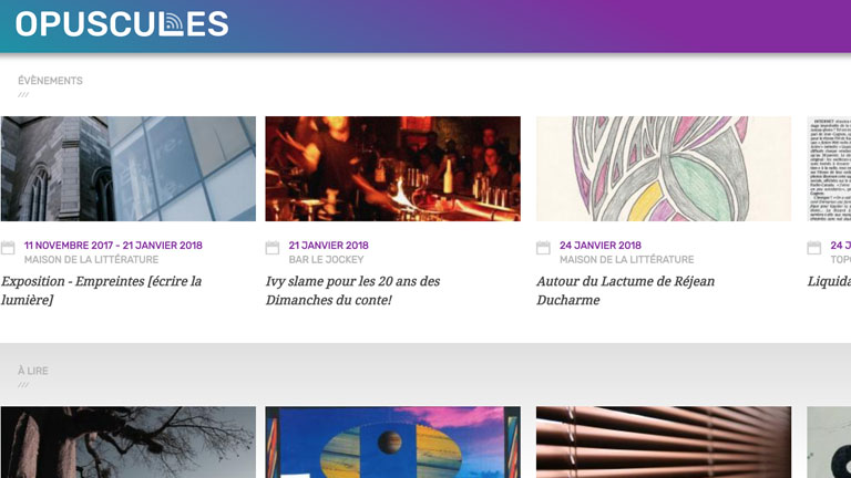 opuscules opuscules