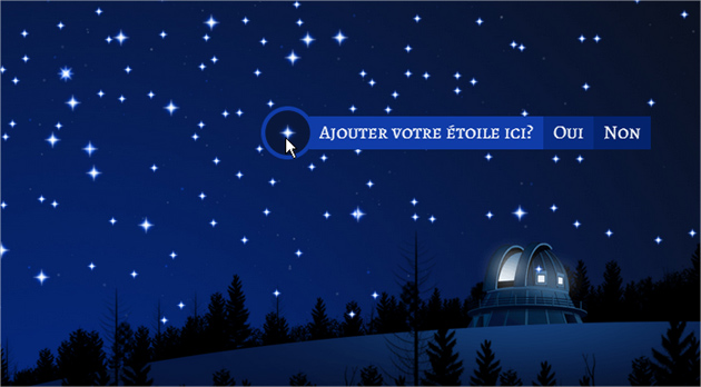 Étoile ciel Lac-Mégantic