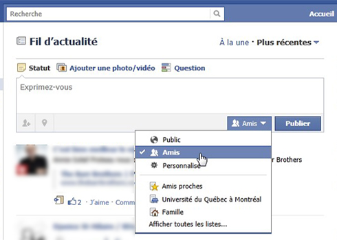 partage Amis seulement