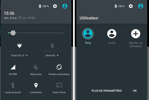 Configurer le mode privé Mode privée Android