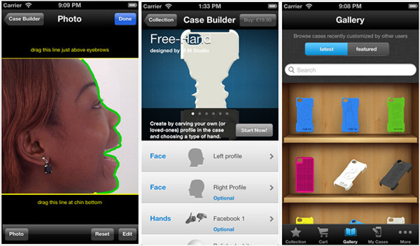 Application Sculpteo 3DPCase
