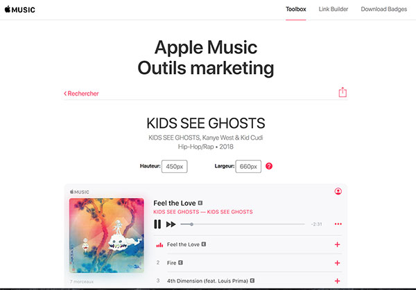 apple music navigateur