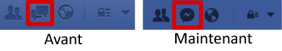 Changement Messenger