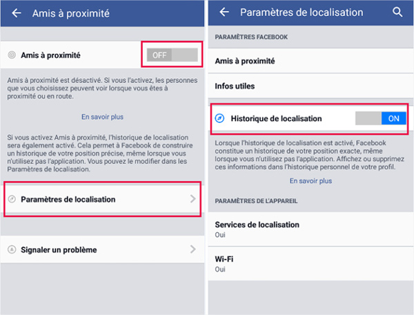 Comment d&eacute;sactiver la g&eacute;olocalisation sur Facebook