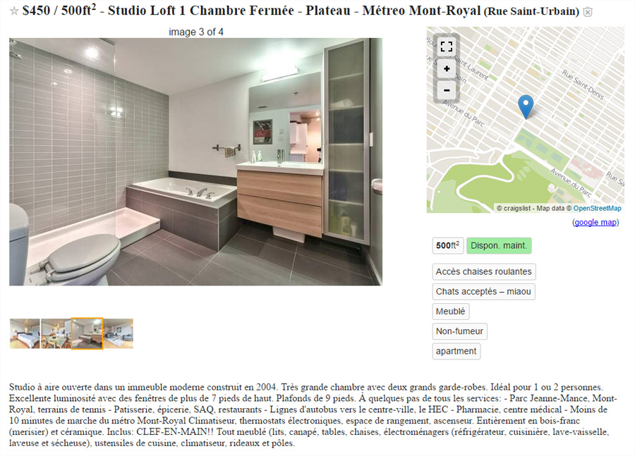 Fraude annonce Craiglist Fraude annonce Craiglist