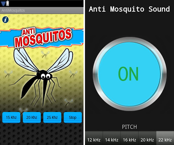 Applications anti-moustiques