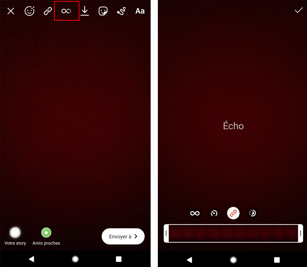 nouveaut&eacute; boomerang instagram mode echo