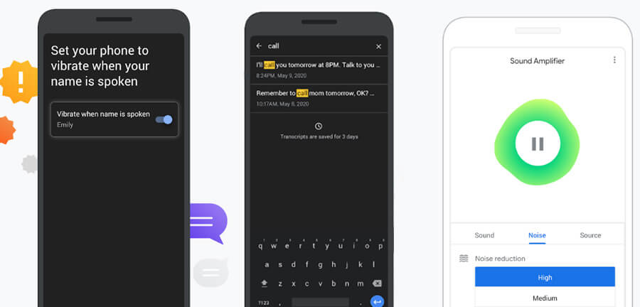 nouveaut&eacute;s application android live transcribe