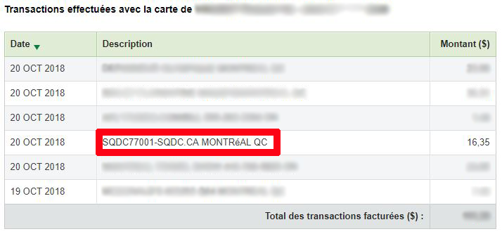 Achat pot marijuana cannabis en ligne SQDC