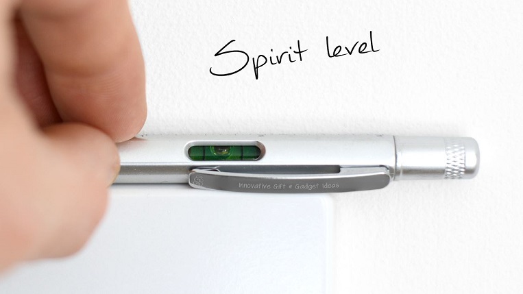 tournevis regle niveau stylo 4 en 1 