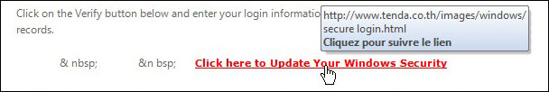 V&eacute;rifier adresse URL