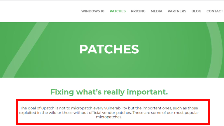 Mention 0Patch