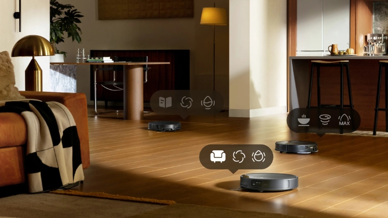 Le Roborock Saros 20 a 5 modes de nettoyage.