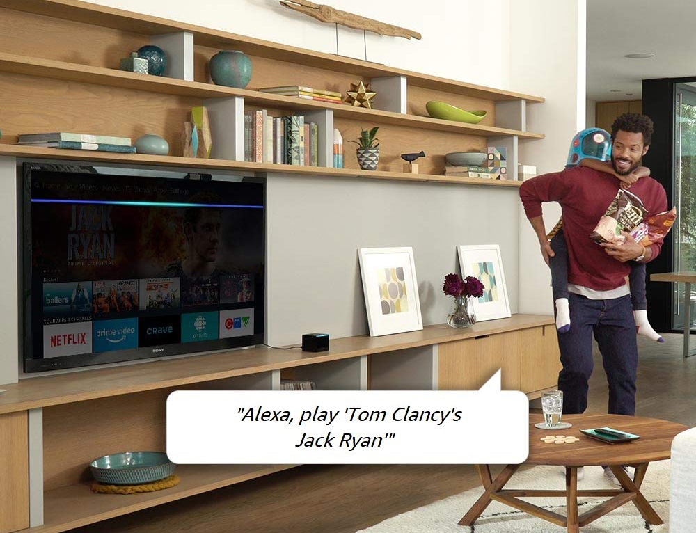 Amazon Fire TV Cube Alexa assistant vocal