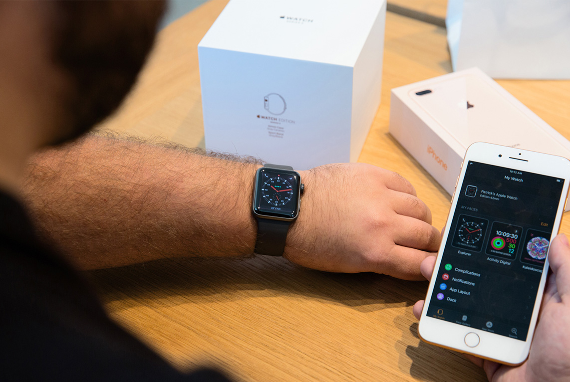 L'Apple Watch 3 peut évidemment se synchroniser avec notre téléphone cellulaire iPhone