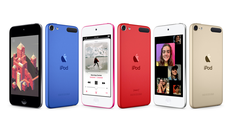 Aplle nouveaux iPod touch musique couleurs