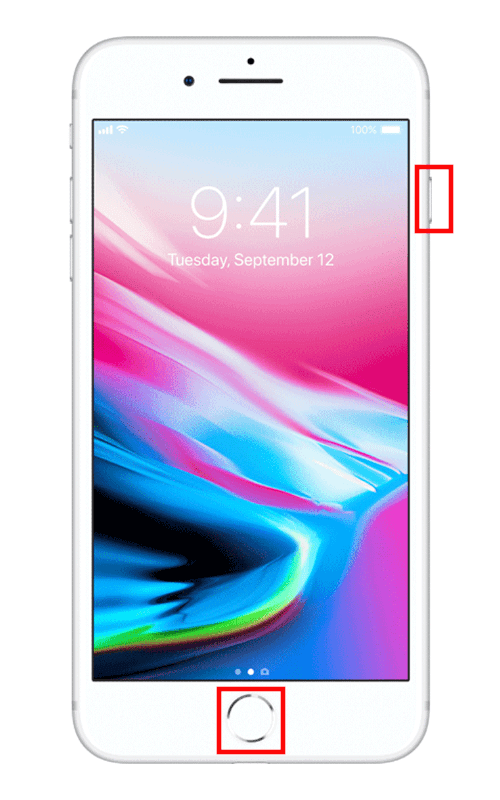 Comment faire une capture d'écran iPhone iPad avec bouton d'accueil
