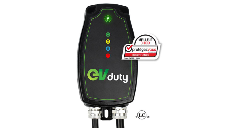 EVduty borne de recharge pour voiture électrique Elmec Protégez-vous