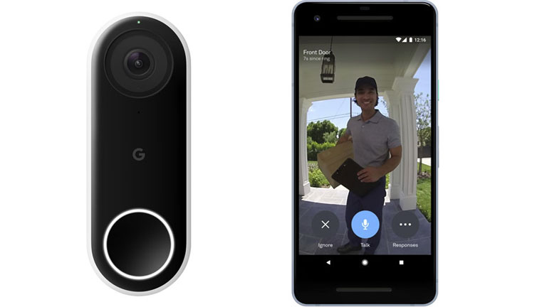 Nest Hello Google sonette maison porte