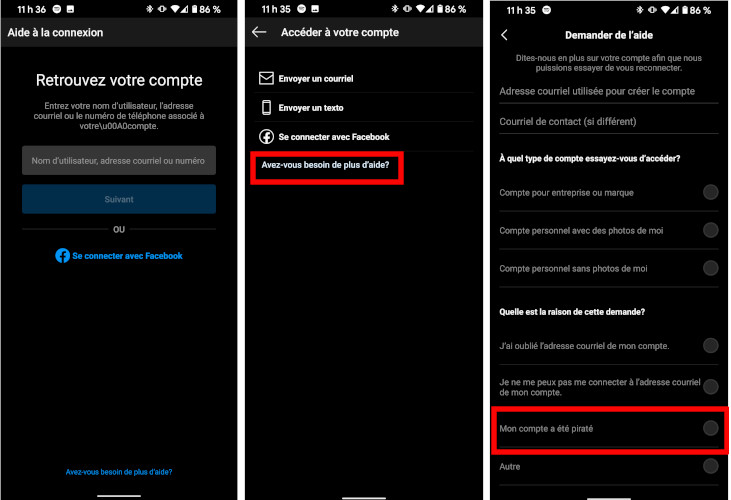 Comment signaler compte Instagram piraté