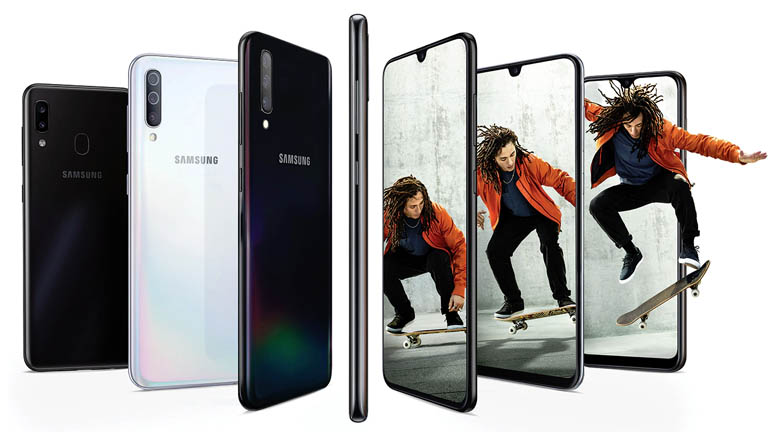 Samsung Galaxy A t&eacute;l&eacute;phone intelligent