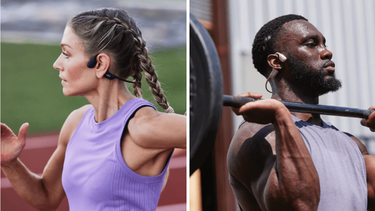 Restez pleinement conscient de votre environnement lors de vos entrainements grâce aux OpenRun Pro de Shokz. Shokz OpenRun Pro