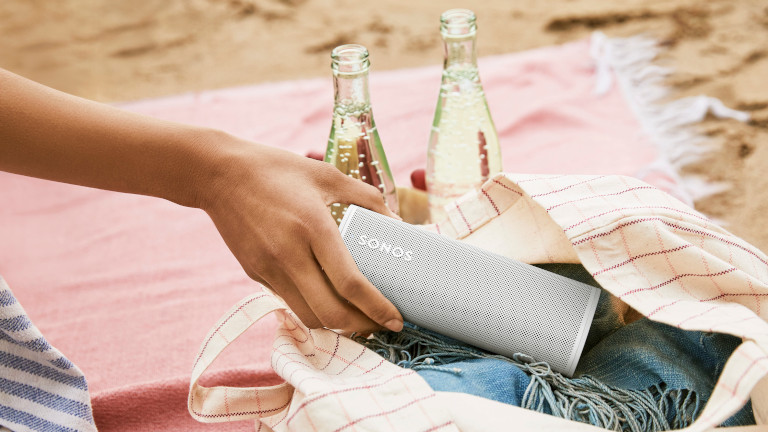 Sonos Roam extérieur plage