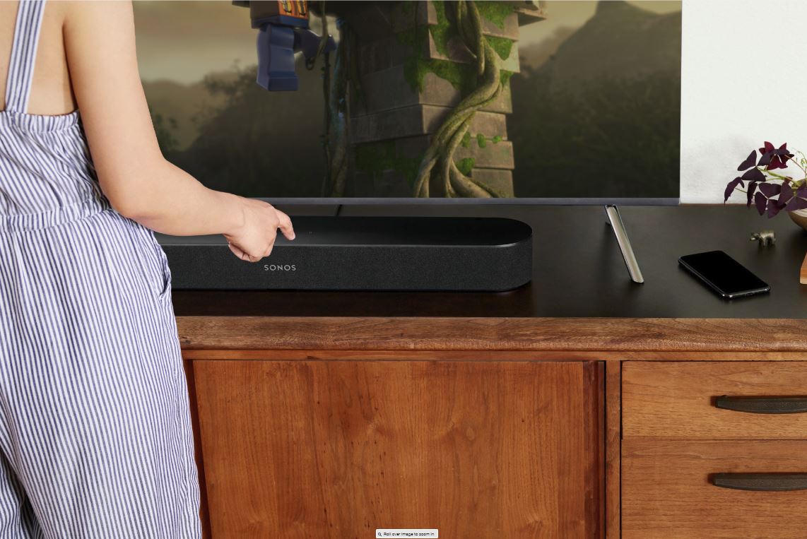 Sonos Beam barre de son contr&ocirc;le t&eacute;l&eacute;phone cellulaire