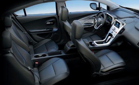 Intérieur voiture électrique Chevrolet Volt