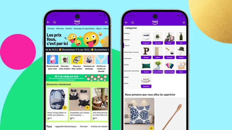 Amazon Haul est accessible via l'application de magasinage Amazon et sur ordinateur.