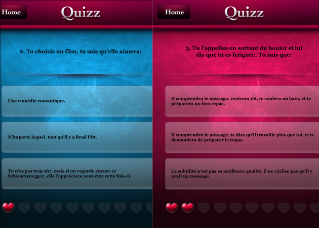 Le Quizz des Amoureux