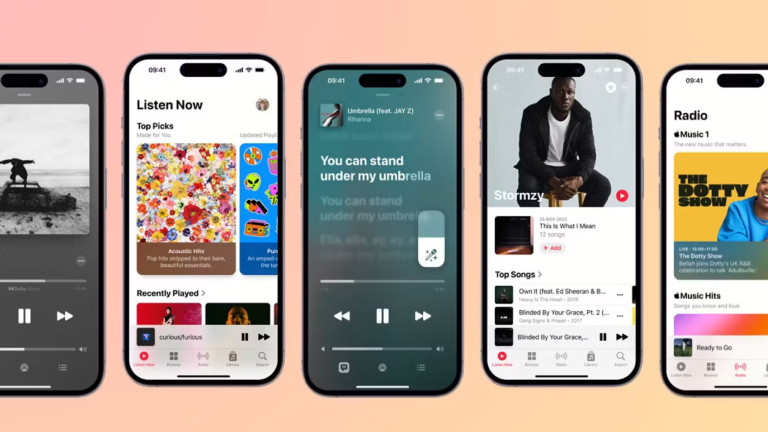 apple music interface
