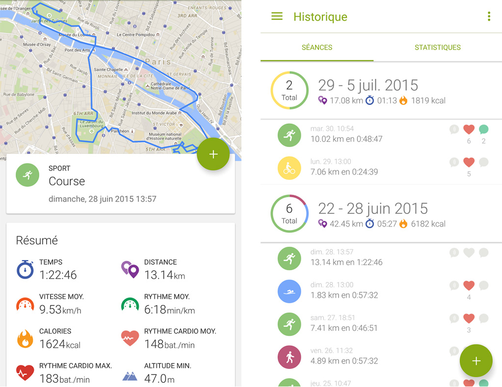 Application Endomondo