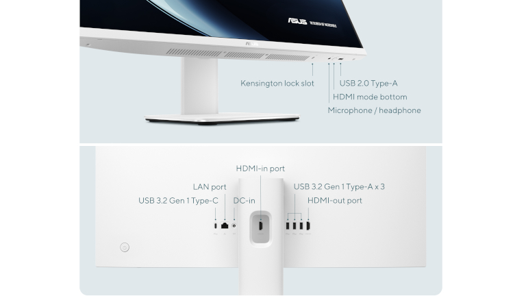 Ports ordinateur tout-en-un ASUS ExpertCenter V470