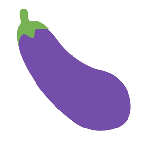 emoji aubergine emoji aubergine