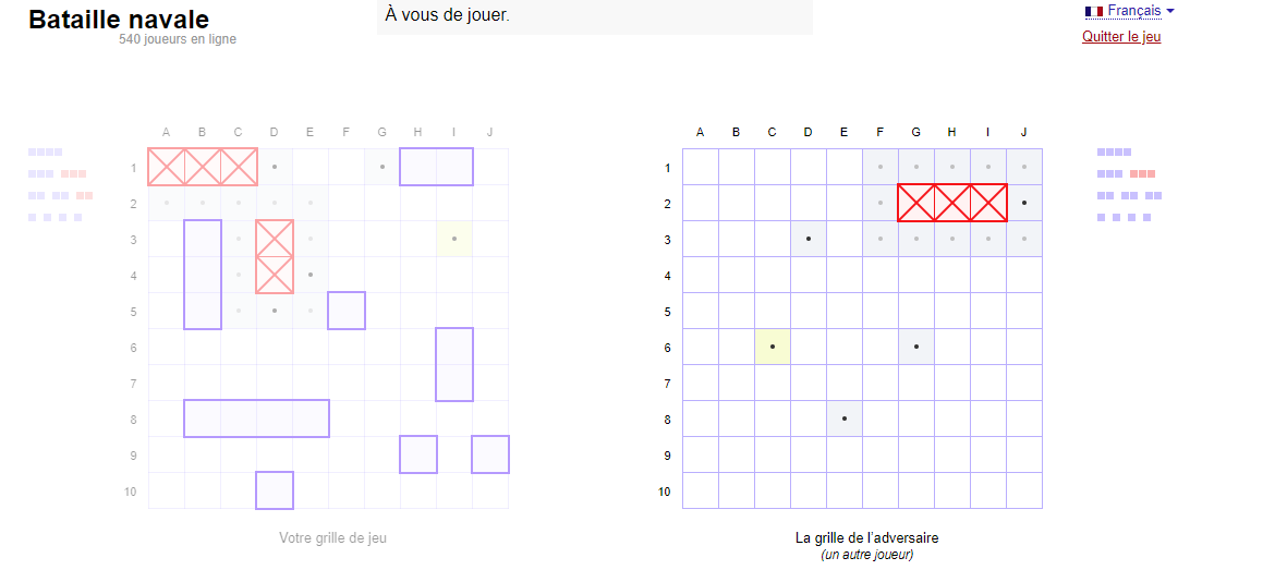 Bataille navale en ligne gratuit