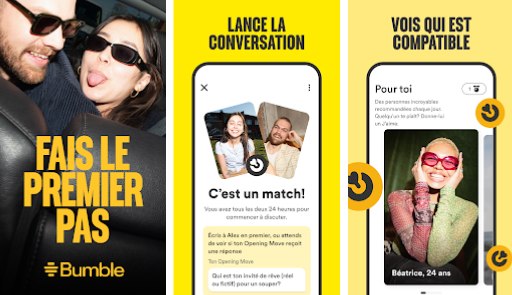 Bumble : une application de rencontre où les femmes font le premier pas pour des rencontres sérieuses