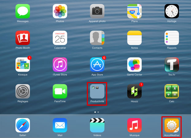 Cacher applications iOS 7 Cacher applications iOS 7