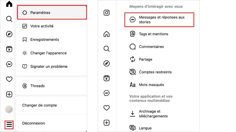 La marche à suivre pour apparaître hors ligne sur le site web d'Instagram