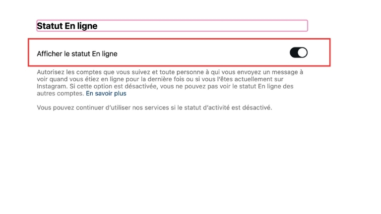 La marche à suivre pour apparaître hors ligne sur le site web d'Instagram La marche à suivre pour apparaître hors ligne sur le site web d'Instagram