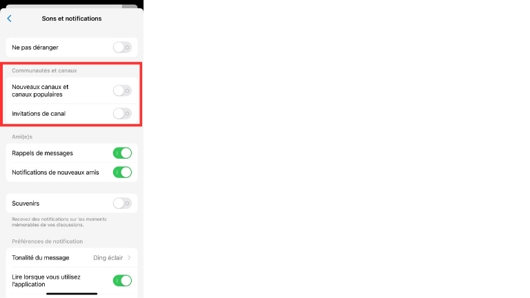 Comment mettre les notifications de canaux de diffusion en sourdine sur Messenger