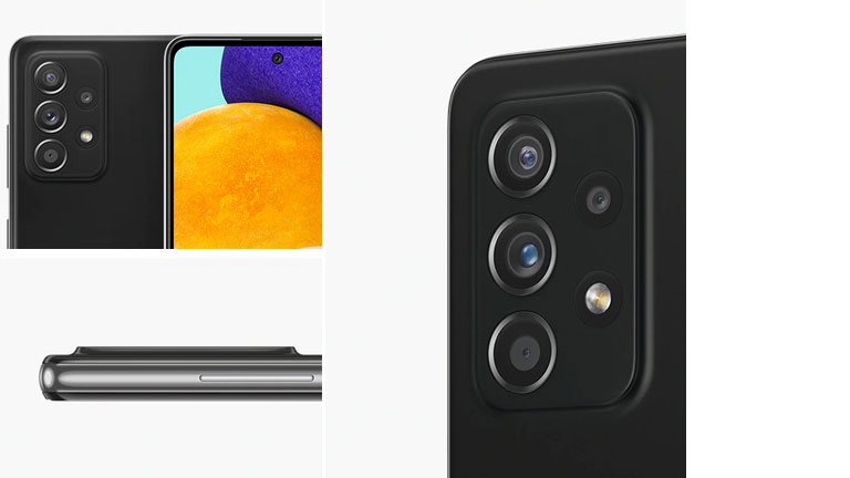 caractéristiques appareil photo samsung galaxy a52 5g